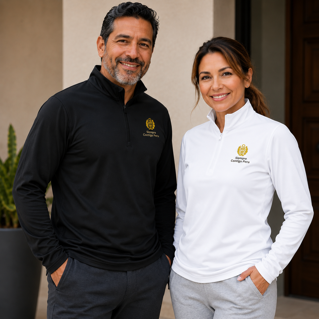 Lightweight Pullover Peru Escudo Nacional Gold